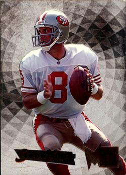 Steve Young San Francisco 49ers 1995 Fleer Metal NFL Silver Flashers #50